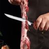 Qulajoy Forged Boning Knife, Japanese Fillet Knife With Sandalwood Handle, Three-Layers Composite HC Steel Kitchen Knives